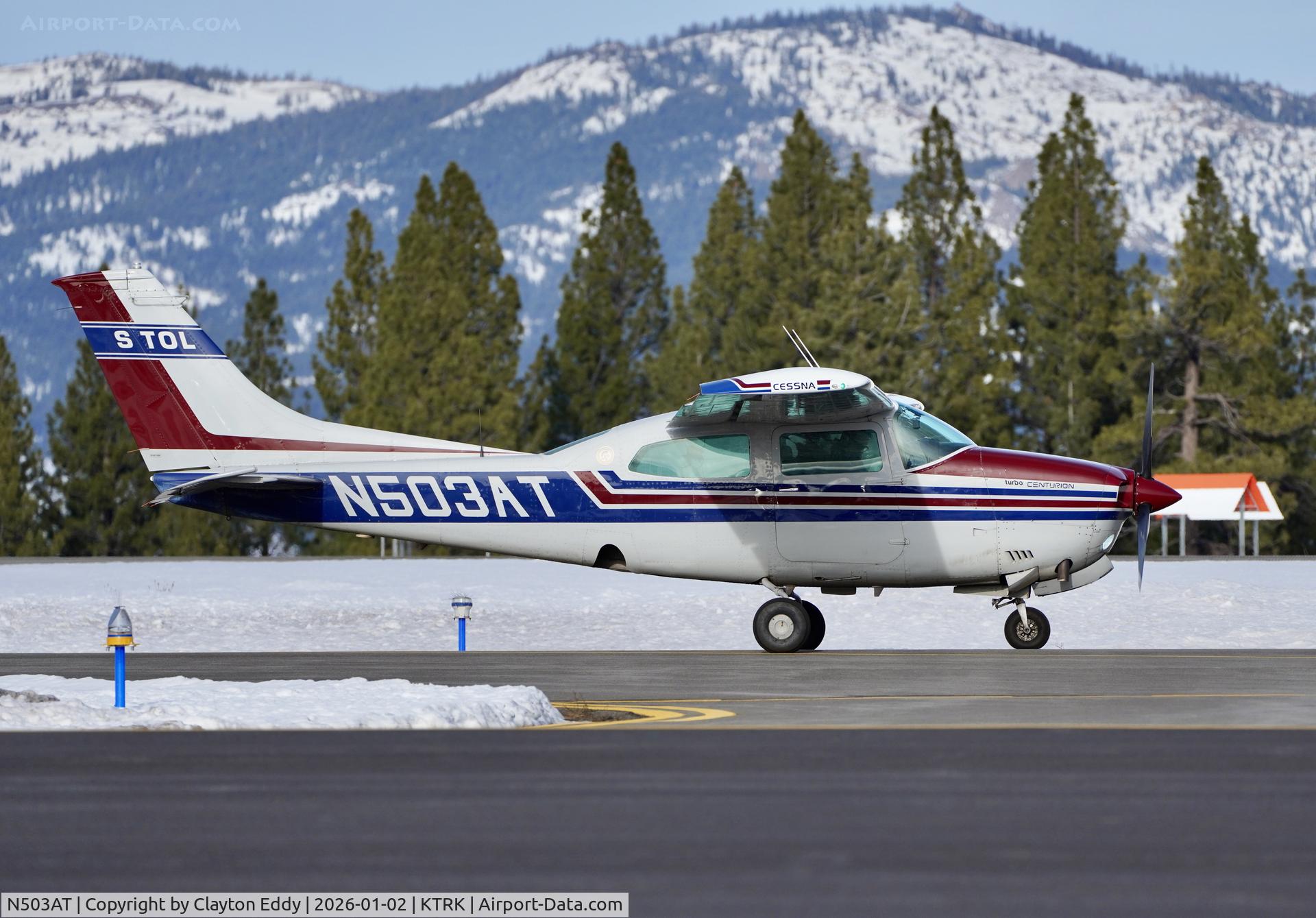 N503AT, 1975 Cessna T210L Turbo Centurion C/N 21060924, Truckee Tahoe airport in California 2026