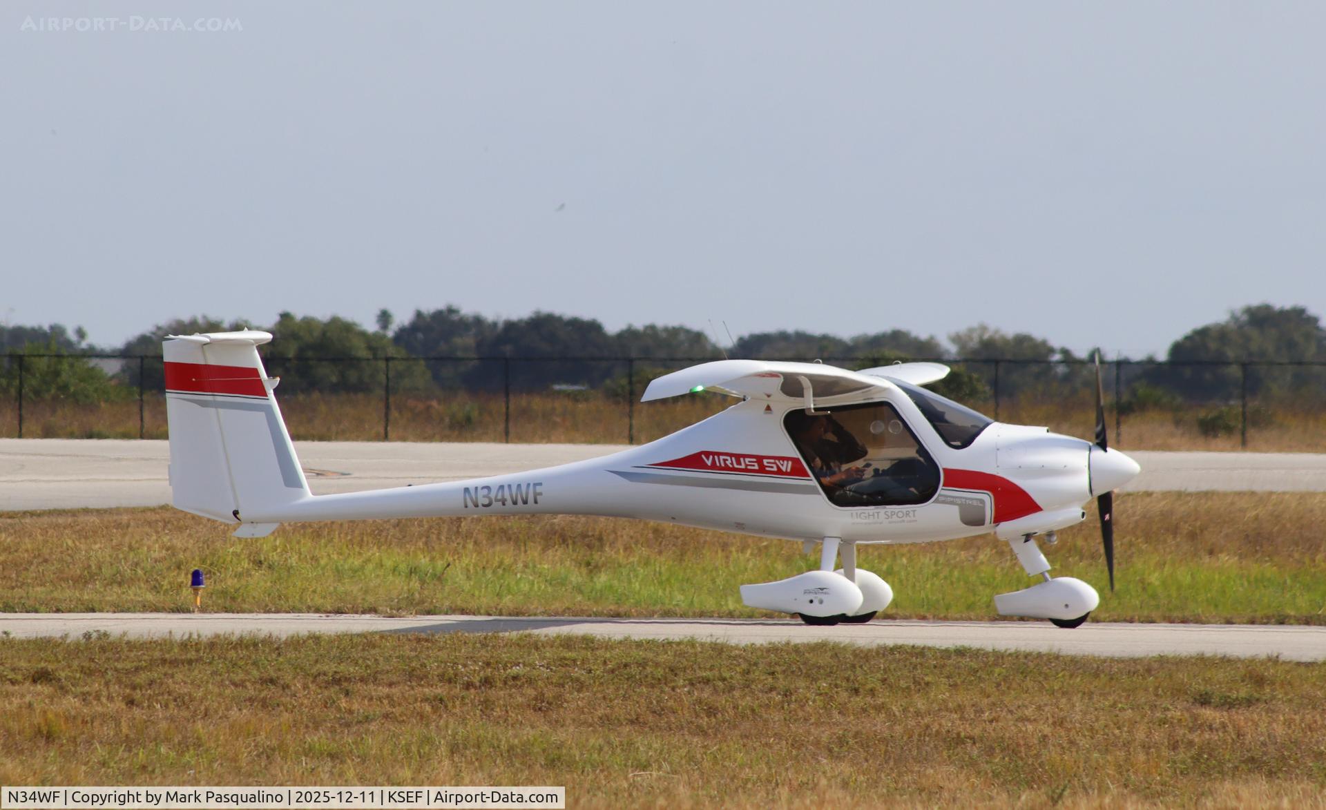 N34WF, 2022 Pipistrel Virus SW C/N 1106 SWN 80 LSA, Pipistrel Virus SW