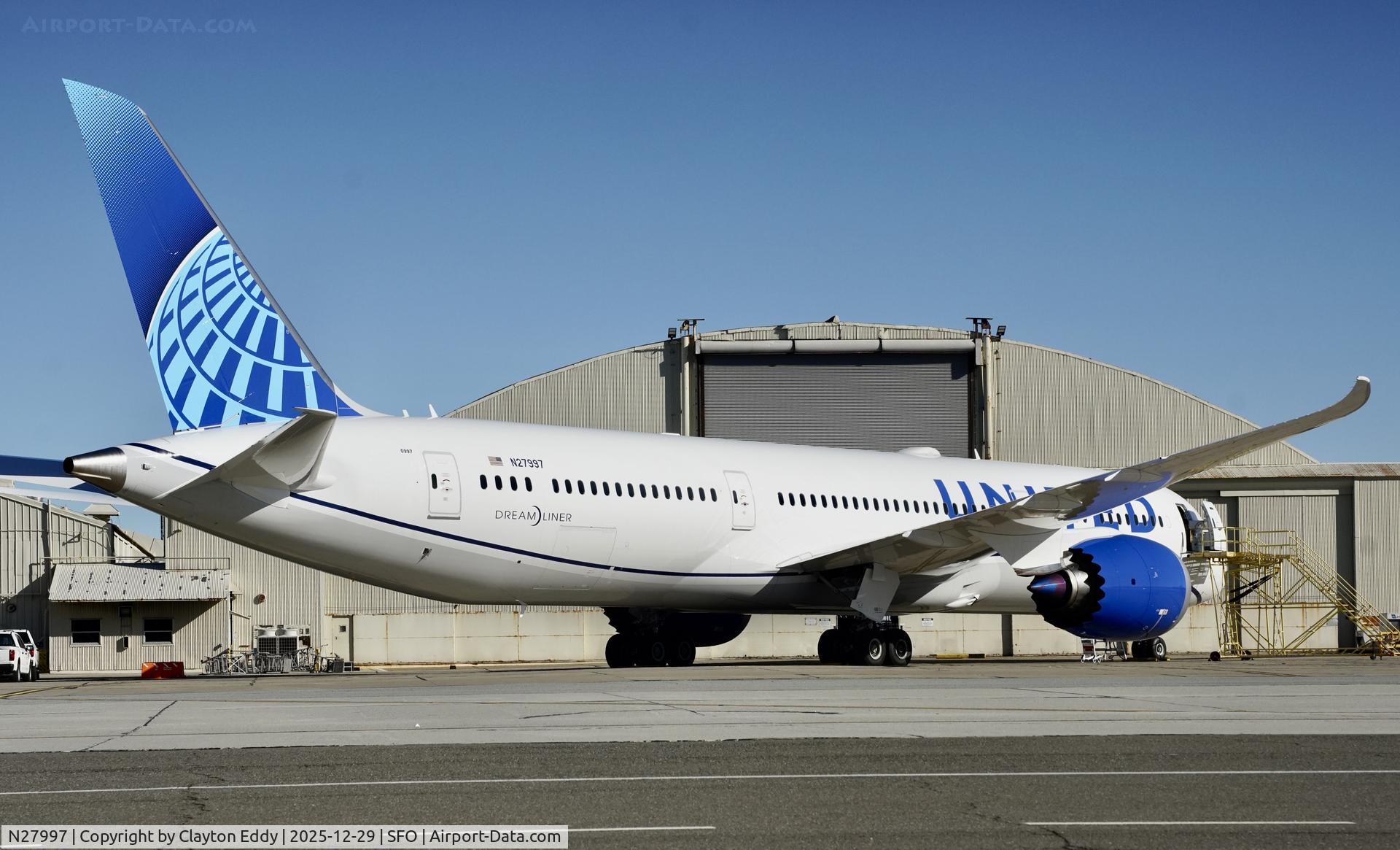 N27997, 2025 Boeing 787-9 Dreamliner Dreamliner C/N 68625, SFO 2025