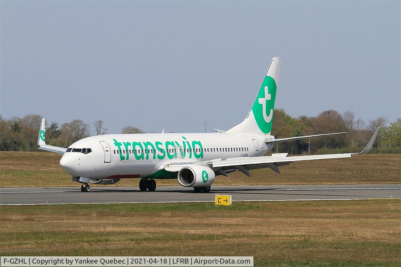 F-GZHL, 2014 Boeing 737-8K2 C/N 37791, Boeing 737-8K2, Brest-Bretagne airport (LFRB-BES)
