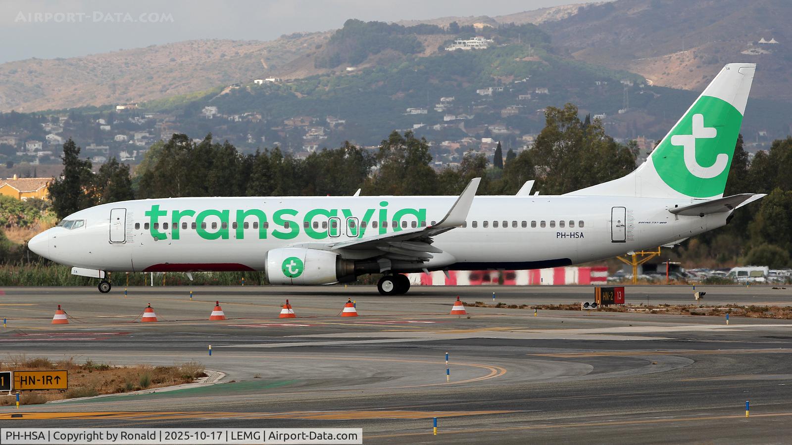 PH-HSA, 2009 Boeing 737-8K2 C/N 34171, at agp