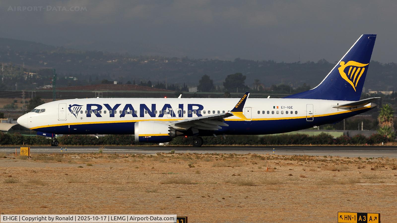 EI-IGE, 2023 Boeing 737-8-200 MAX C/N 67071, at agp