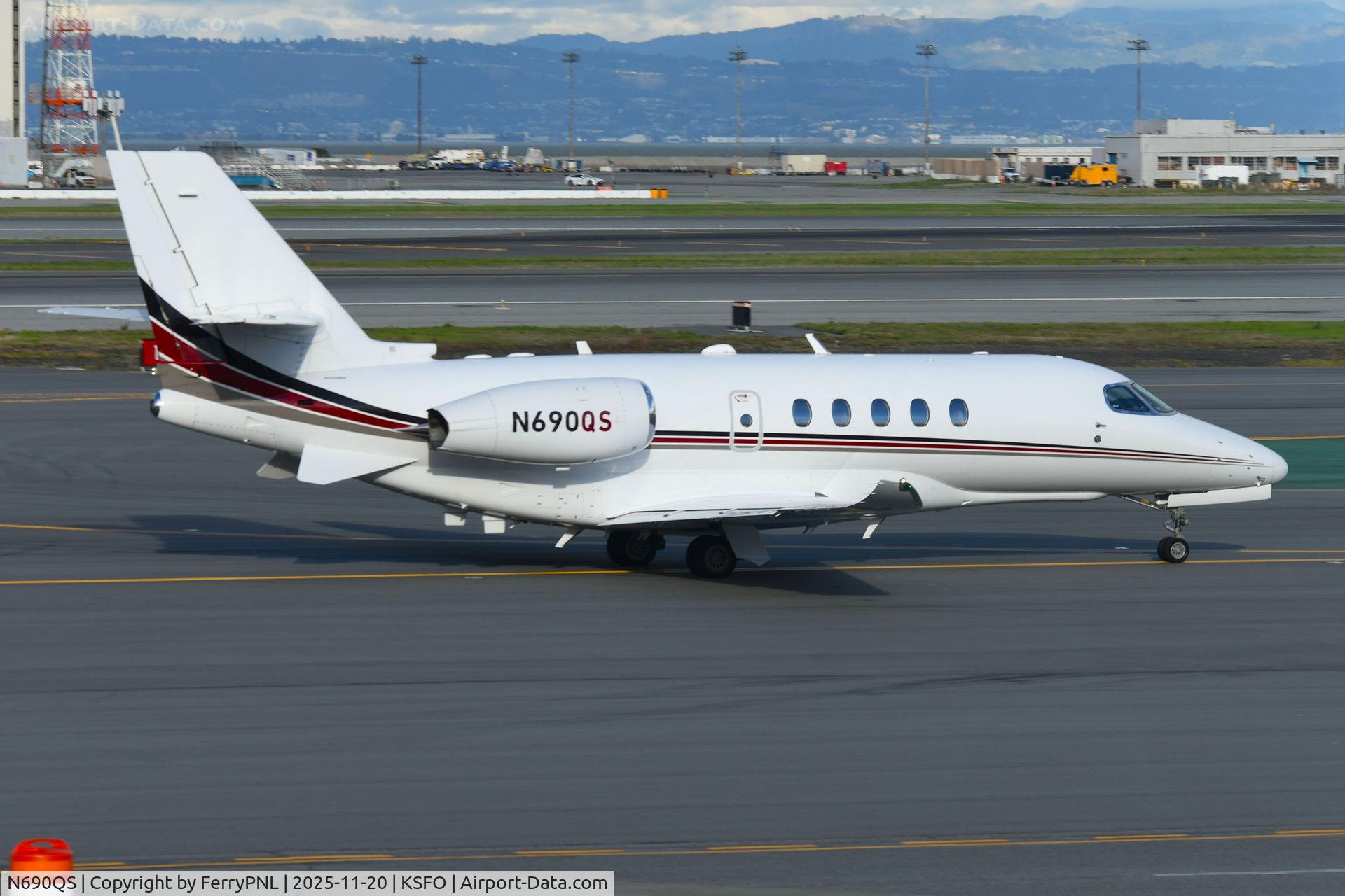 N690QS, 2019 Cessna 680A Citation Latitude C/N 680A0223, Netjets Ce680A