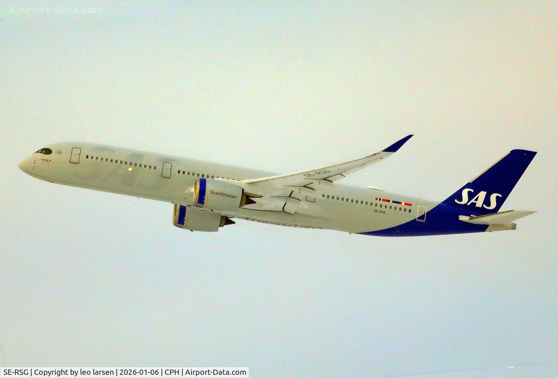 SE-RSG, 2025 Airbus A350-941 C/N 764, Copenhagen 6.1.2026