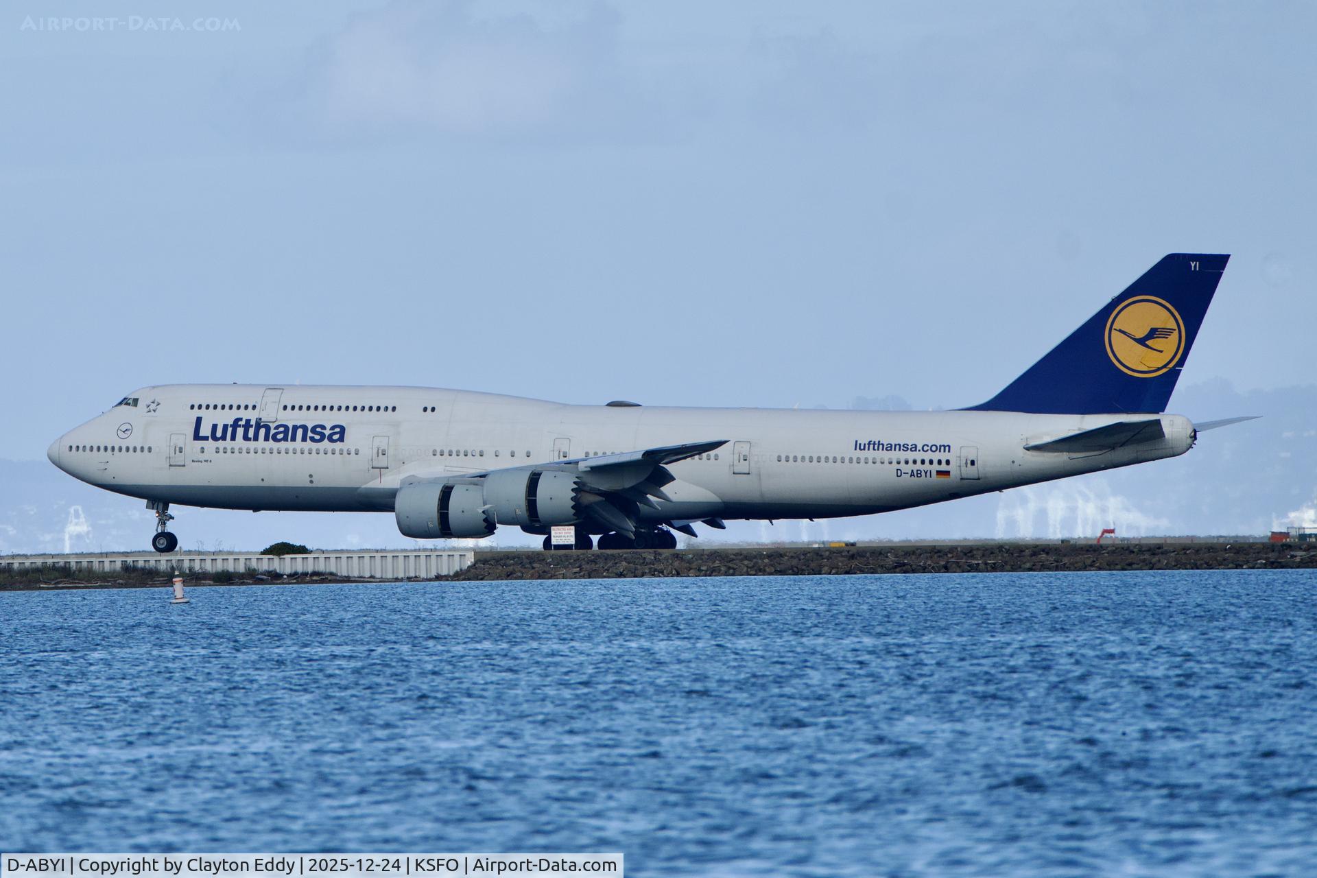 D-ABYI, 2013 Boeing 747-830 C/N 37833, SFO 2025