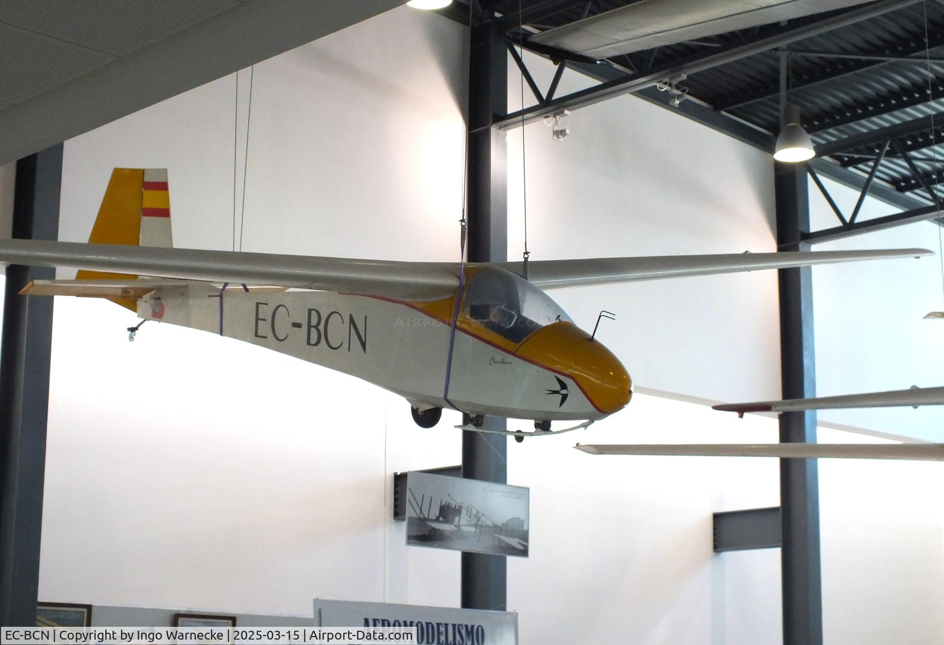 EC-BCN, 1965 Slingsby T-45 C/N 1488, Slingsby T-45 Swallow at the FPAC (Fundació Parc Aeronàutic de Catalunya) Centre Cultural Aeronàutic, Barcelona El Prat airport