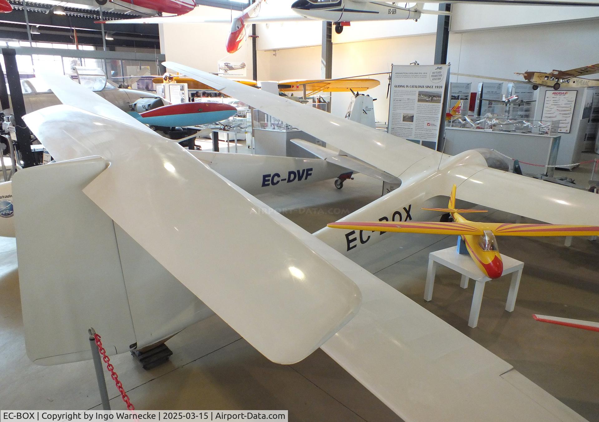 EC-BOX, 1968 Bolkow Phoebus C C/N 841, Bölkow Phoebus C at the FPAC (Fundació Parc Aeronàutic de Catalunya) Centre Cultural Aeronàutic, Barcelona El Prat airport