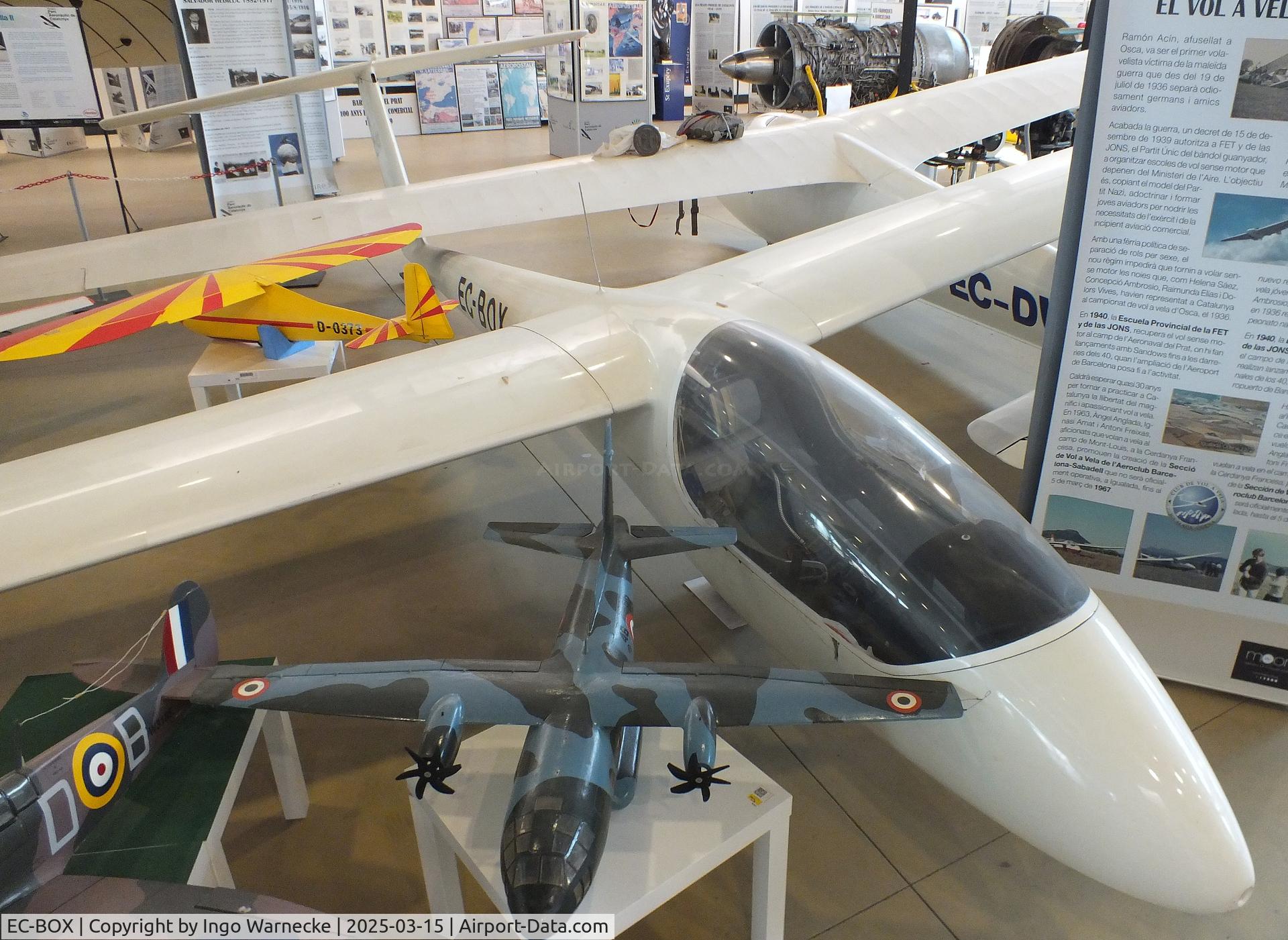 EC-BOX, 1968 Bolkow Phoebus C C/N 841, Bölkow Phoebus C at the FPAC (Fundació Parc Aeronàutic de Catalunya) Centre Cultural Aeronàutic, Barcelona El Prat airport