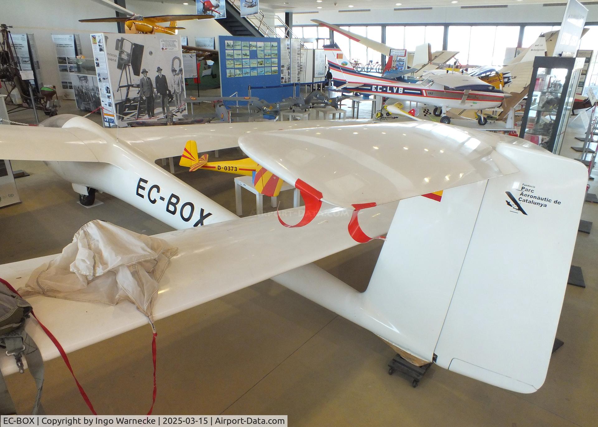 EC-BOX, 1968 Bolkow Phoebus C C/N 841, Bölkow Phoebus C at the FPAC (Fundació Parc Aeronàutic de Catalunya) Centre Cultural Aeronàutic, Barcelona El Prat airport