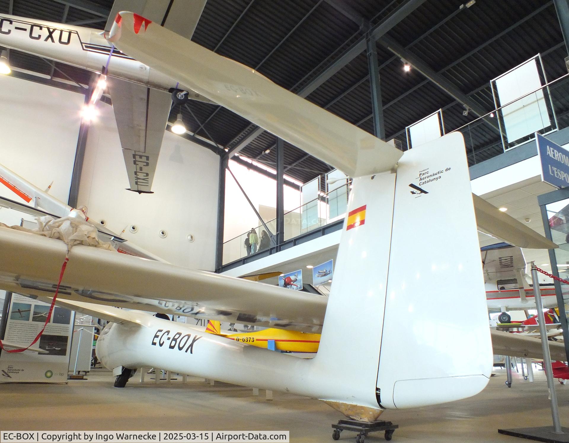 EC-BOX, 1968 Bolkow Phoebus C C/N 841, Bölkow Phoebus C at the FPAC (Fundació Parc Aeronàutic de Catalunya) Centre Cultural Aeronàutic, Barcelona El Prat airport