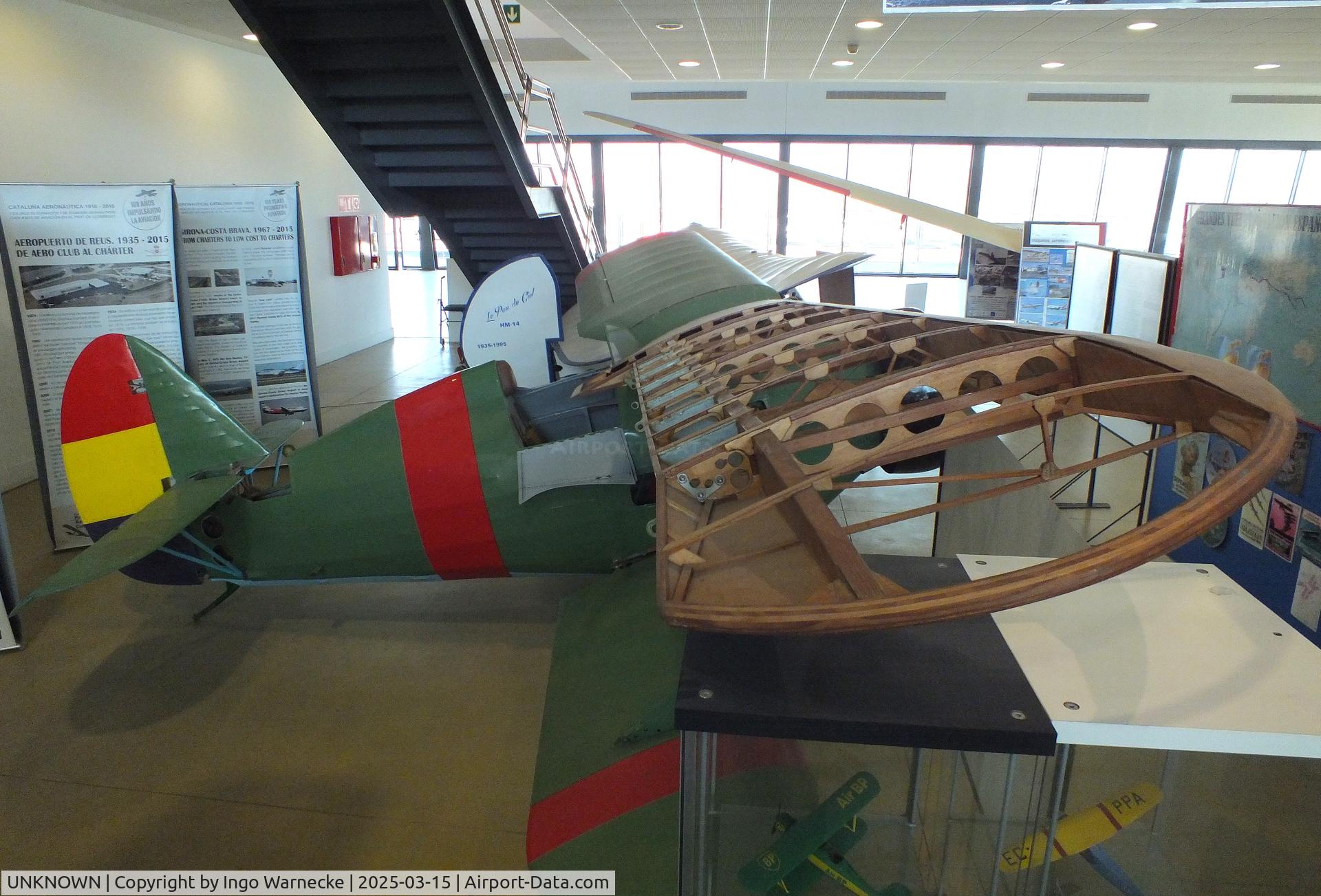 UNKNOWN, Eduard Fatjó i Parellada Polikarpov I-15 3/4 scale ULM replica C/N 01, Eduard Fatjó i Parellada Polikarpov I-15 3/4 scale ULM replica (not completed) at the FPAC (Fundació Parc Aeronàutic de Catalunya) Centre Cultural Aeronàutic, Barcelona El Prat airport