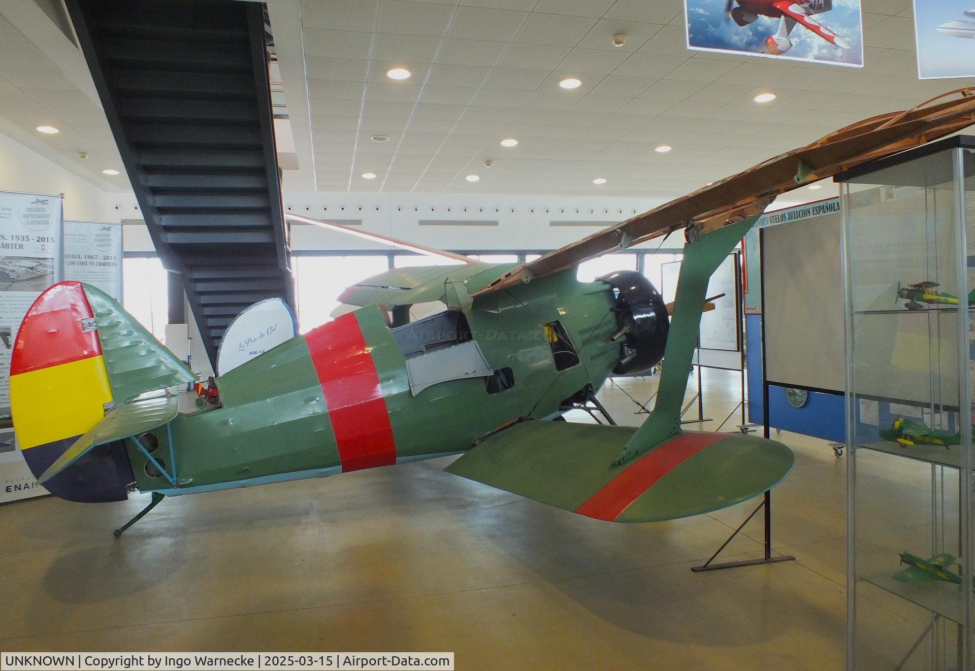 UNKNOWN, Eduard Fatjó i Parellada Polikarpov I-15 3/4 scale ULM replica C/N 01, Eduard Fatjó i Parellada Polikarpov I-15 3/4 scale ULM replica (not completed) at the FPAC (Fundació Parc Aeronàutic de Catalunya) Centre Cultural Aeronàutic, Barcelona El Prat airport