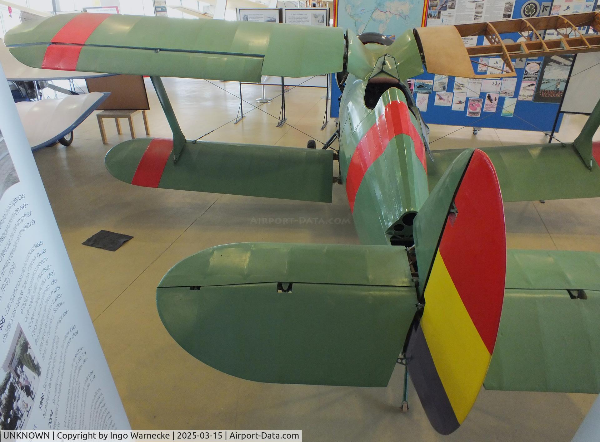 UNKNOWN, Eduard Fatjó i Parellada Polikarpov I-15 3/4 scale ULM replica C/N 01, Eduard Fatjó i Parellada Polikarpov I-15 3/4 scale ULM replica (not completed) at the FPAC (Fundació Parc Aeronàutic de Catalunya) Centre Cultural Aeronàutic, Barcelona El Prat airport