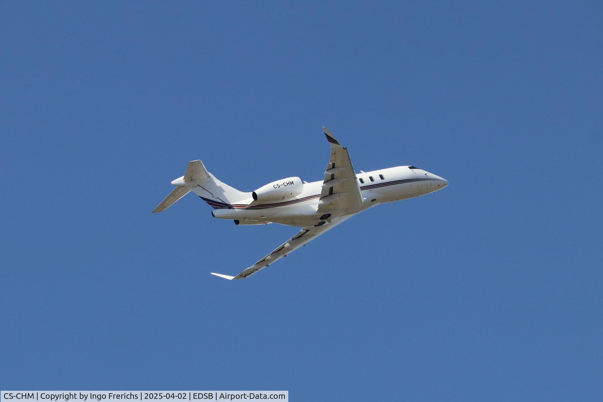 CS-CHM, 2021 Bombardier BD-100-1A10 Challenger 350 C/N 20900, Challenger 350 CS-CHM takes off from Baden Airpark