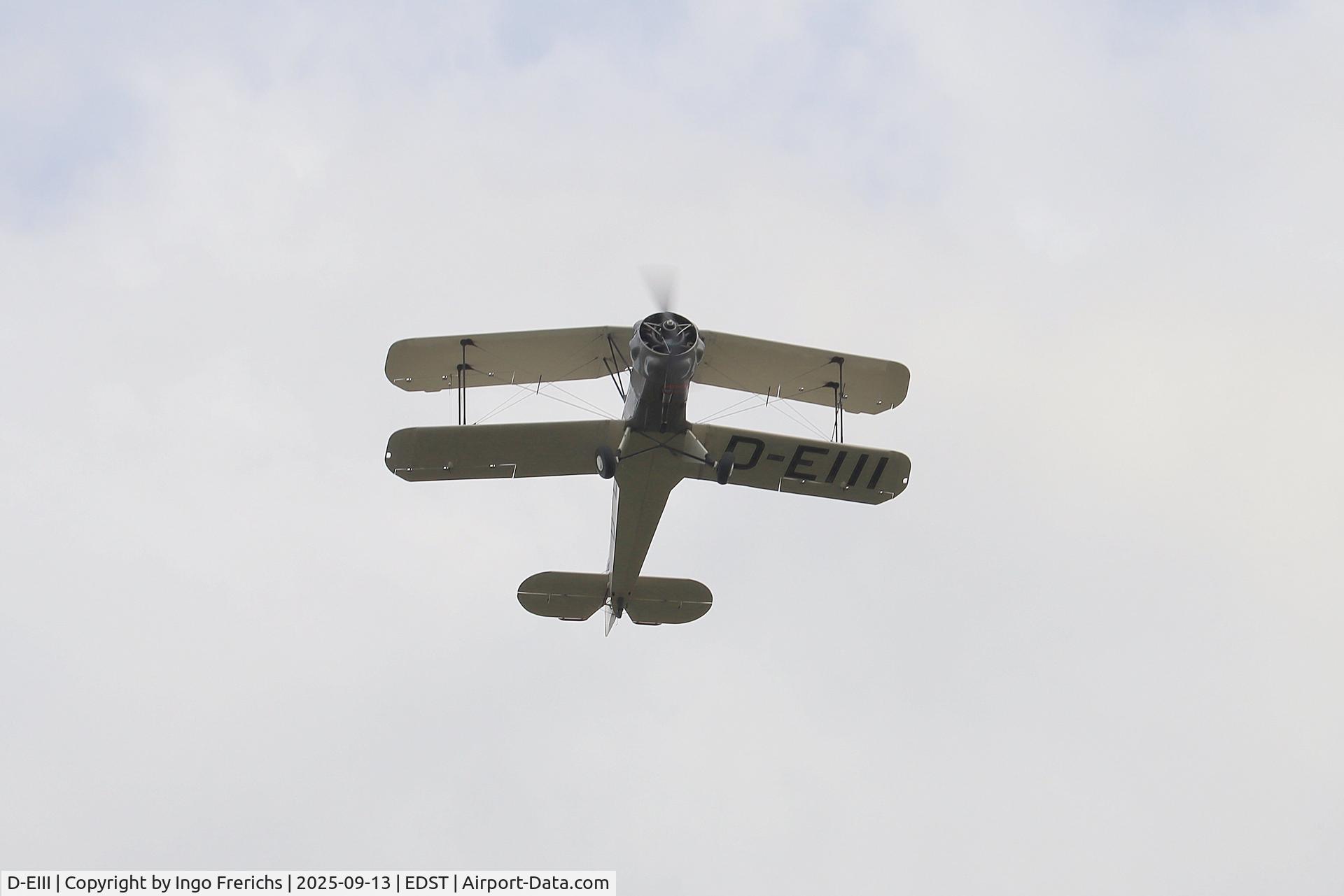 D-EIII, 1937 Bucker Bu-133C Jungmeister C/N 51, D-EIII Jungmeister at the Hahnweide OTT 2025