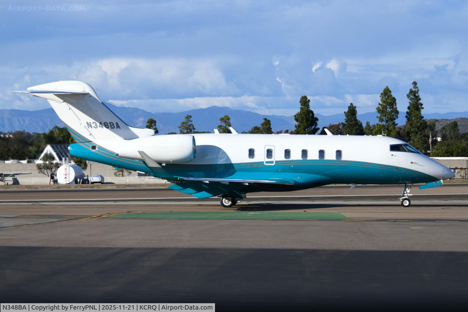 N348BA, 2019 Bombardier Challenger 350 C/N 20782, Billion Air CL350 taxying to the runway
