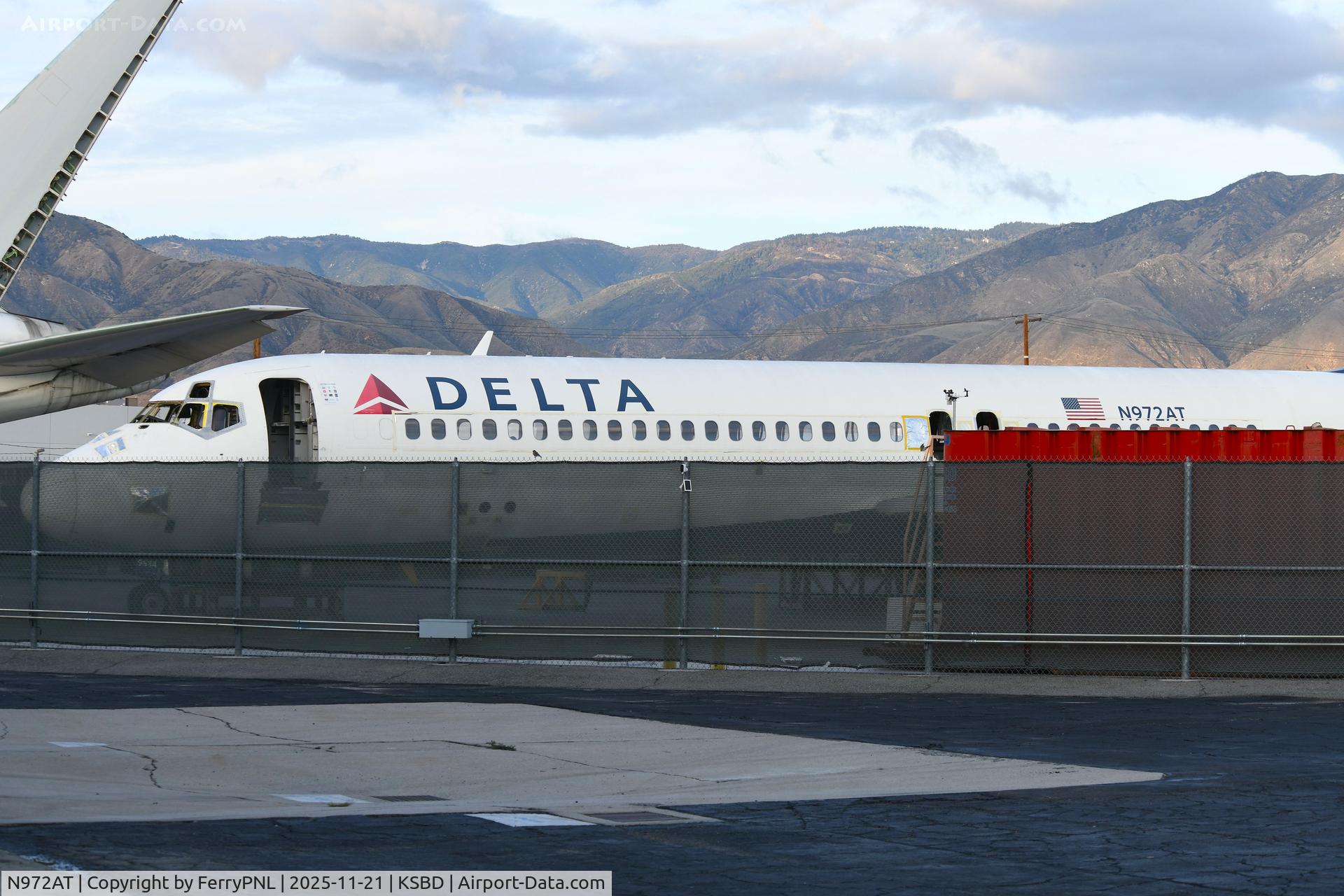 N972AT, 2001 Boeing 717-200 C/N 55033, The end for Delta B717