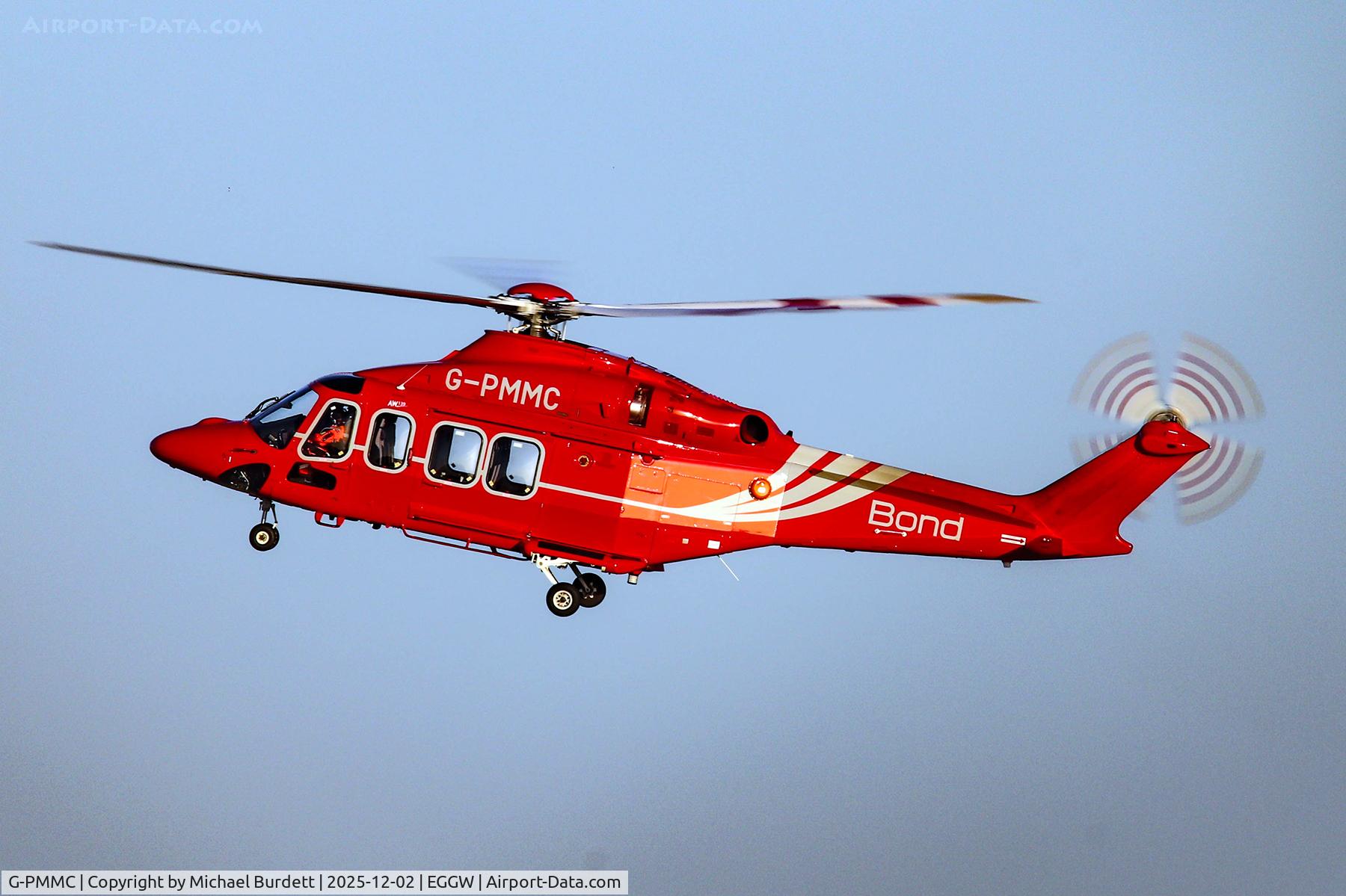 G-PMMC, 2025 Leonardo SPA AW 139 C/N 32109, Arriving back from the rigs