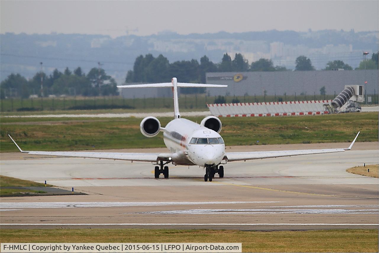 F-HMLC, 2010 Bombardier CRJ-1000EL NG (CL-600-2E25) C/N 19006, Bombardier CRJ-1000EL NG, Holding point rwy 08, Paris-Orly airport (LFPO-ORY)
