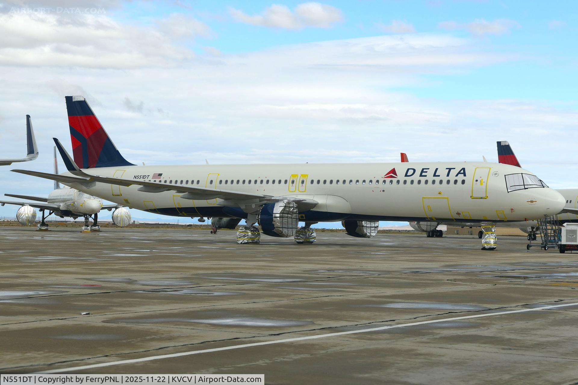 N551DT, 2024 Airbus A321-271NX C/N 11523, A stored A321N of Delta Air Lines