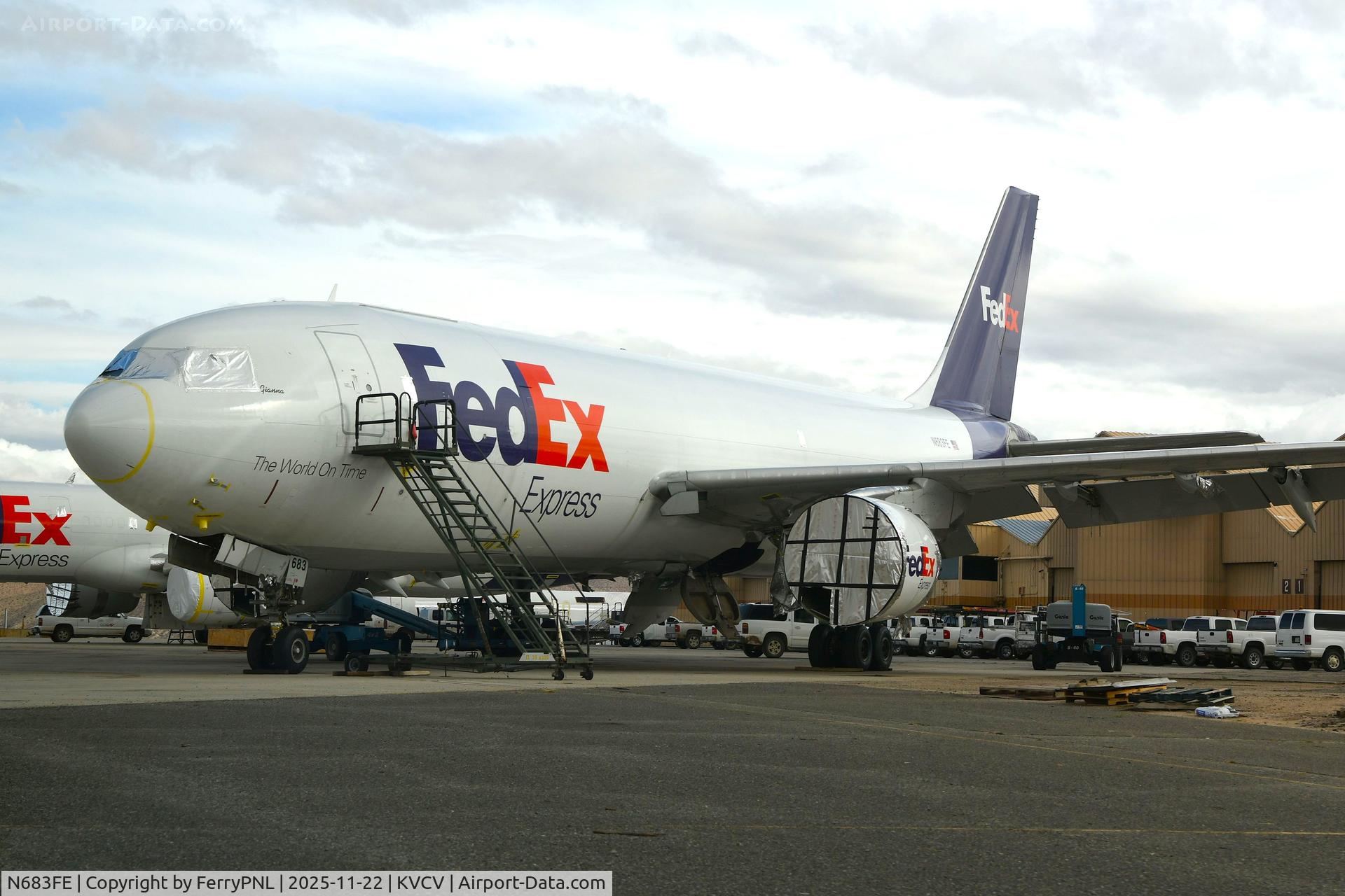 N683FE, 1999 Airbus A300F4-605R C/N 0801, Fedex A306F