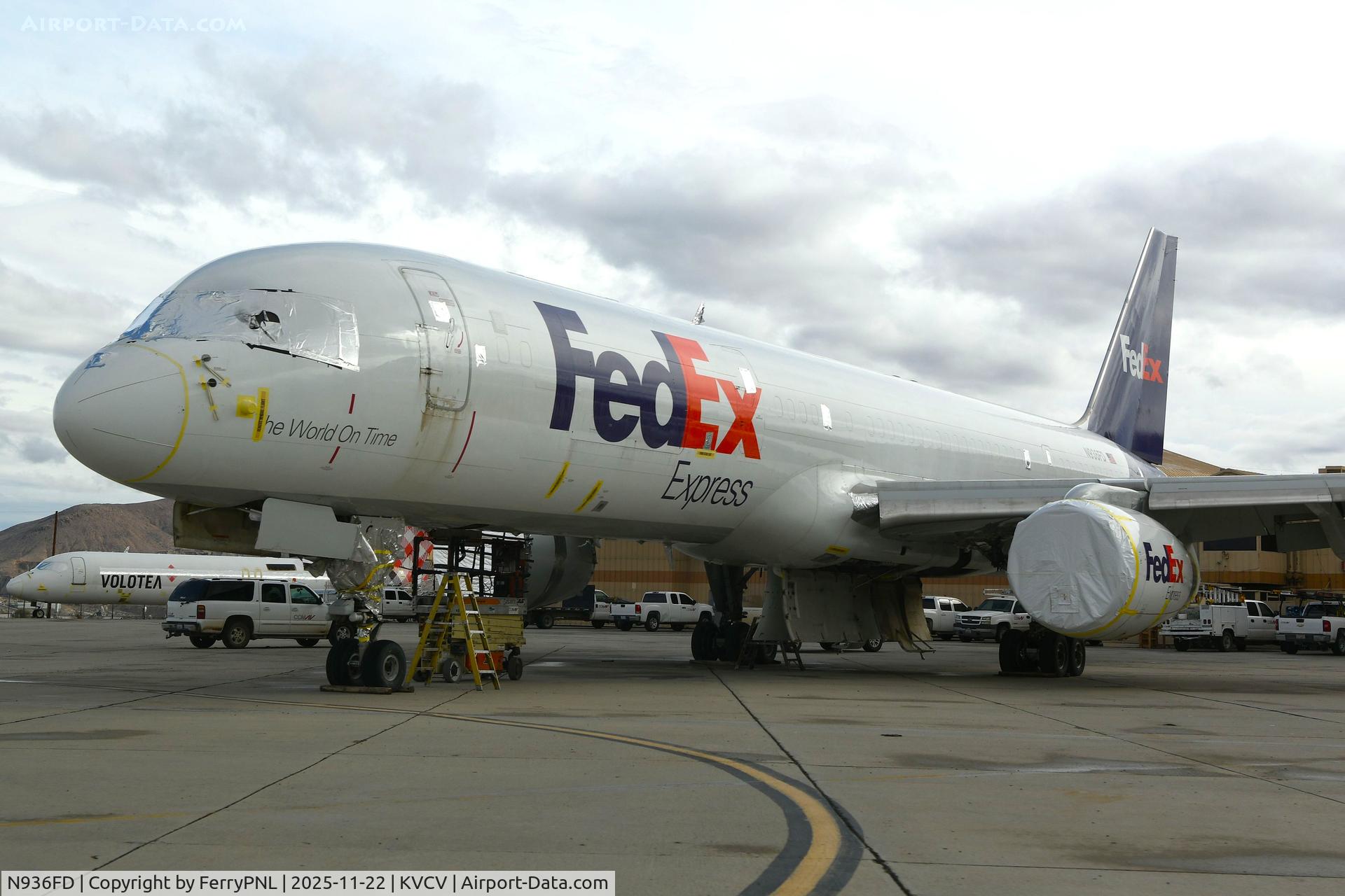 N936FD, 1985 Boeing 757-2T7 C/N 23293, B752F of Fedex retired in VCV