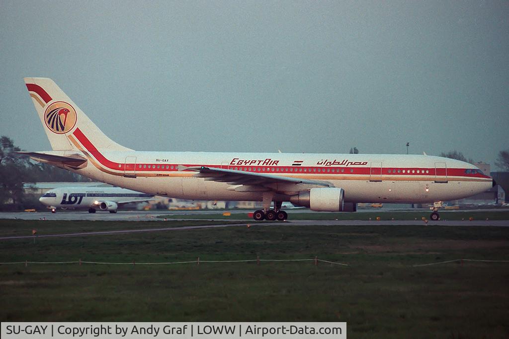 SU-GAY, 1991 Airbus A300B4-622R C/N 607, Egypt Air A300-600