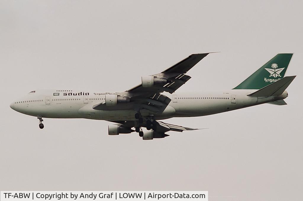 TF-ABW, 1972 Boeing 747-128 C/N 20376, Saudia 747-100