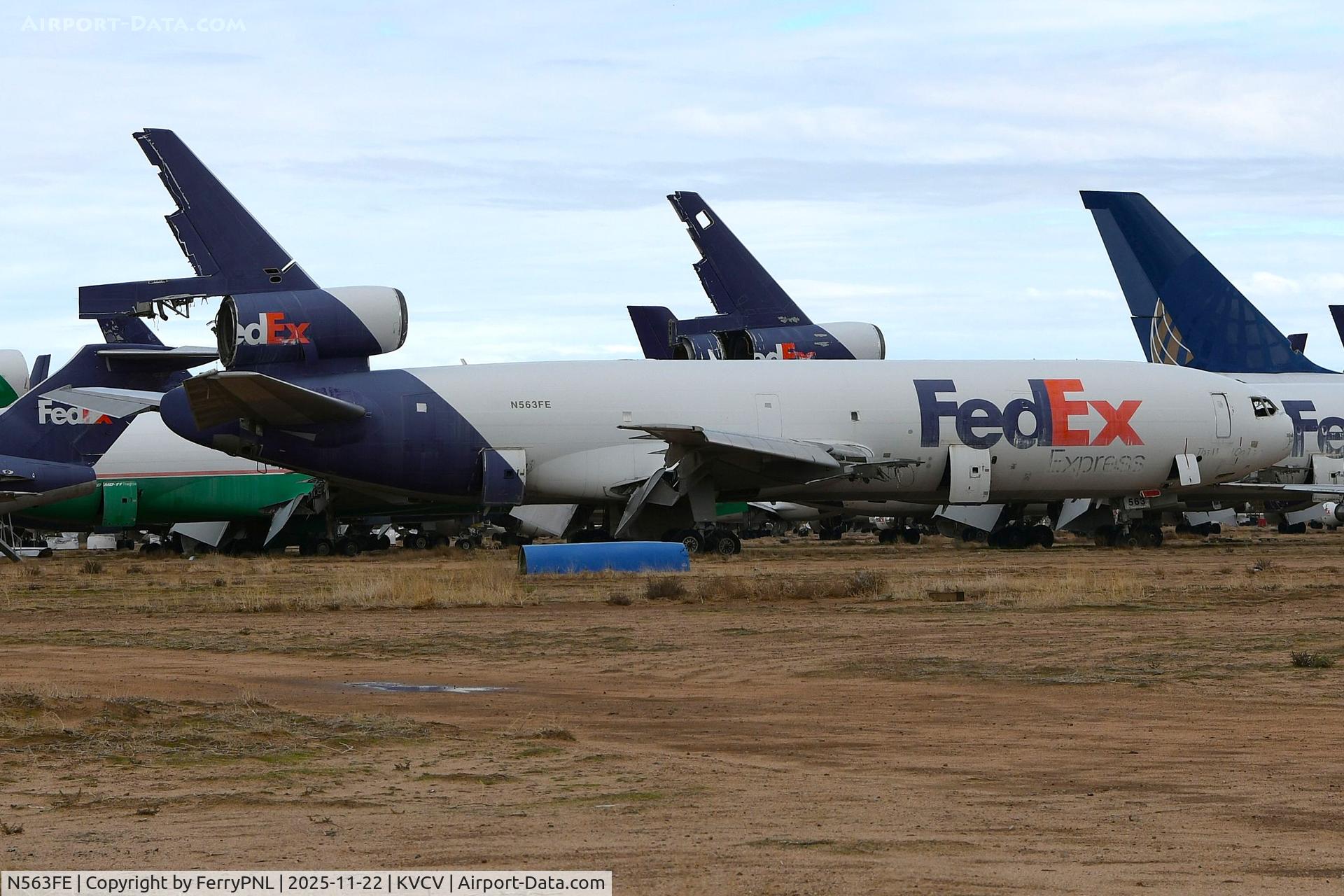 N563FE, 1978 McDonnell Douglas MD-10-10F C/N 46948, Fedex MD10F out of commision