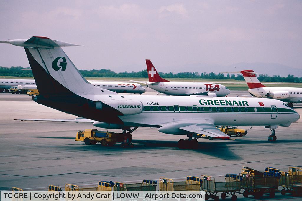 TC-GRE, 1983 Tupolev Tu-134A-3 C/N 66120, Greenair TU134A3