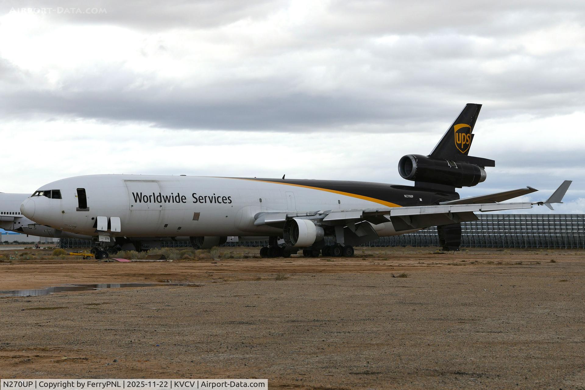 N270UP, 1994 McDonnell Douglas MD-11F C/N 48576, UPS MD11F