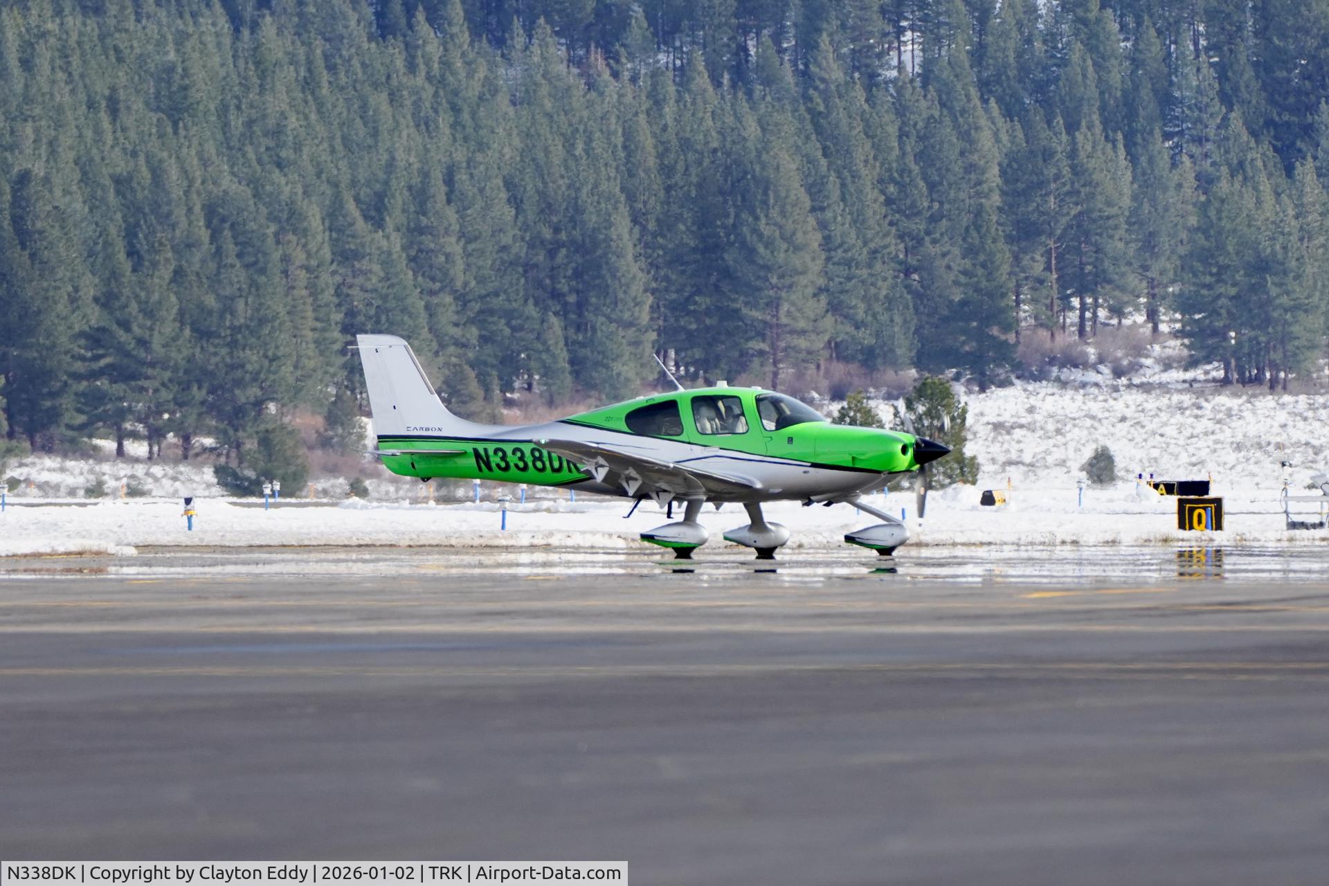 N338DK, 2016 Cirrus SR22T C/N 1461, Truckee Tahoe airport in California 2026
