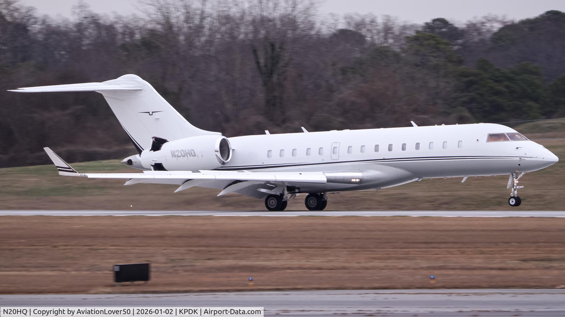 N20HQ, 2007 Bombardier BD-700-1A10 Global Express C/N 9272, Global Express