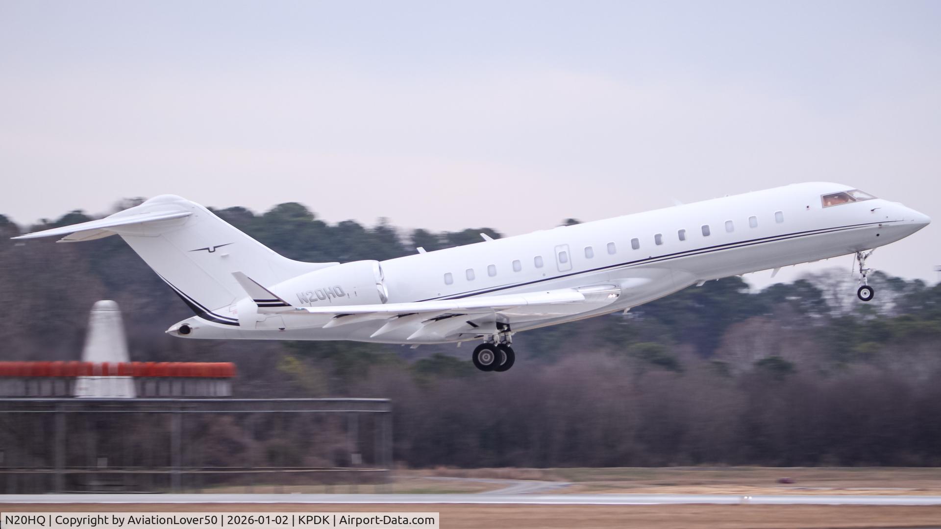 N20HQ, 2007 Bombardier BD-700-1A10 Global Express C/N 9272, Global 6000