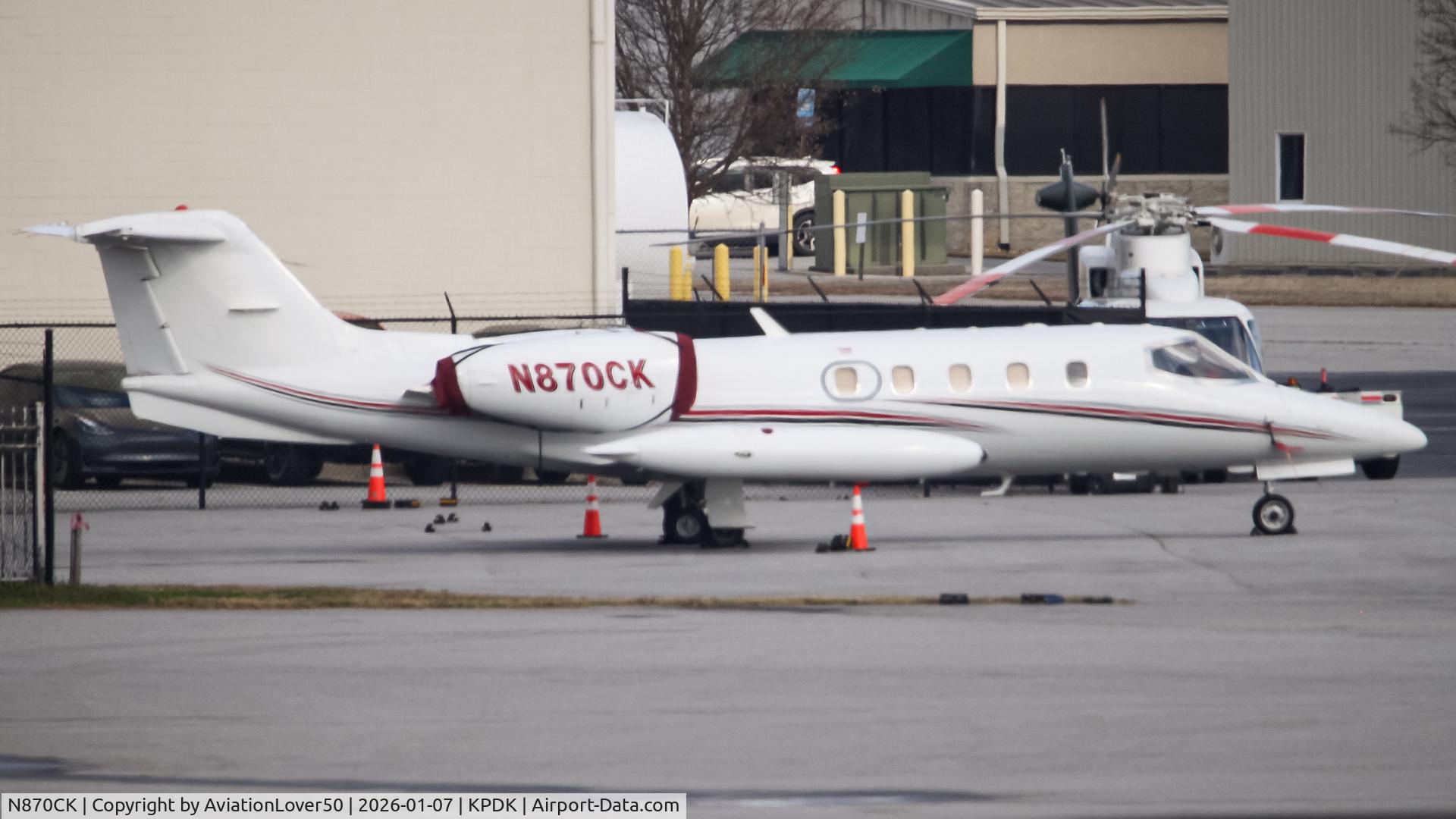 N870CK, 1978 Gates Learjet 35A C/N 170, Kalitta Charters Lear 35A