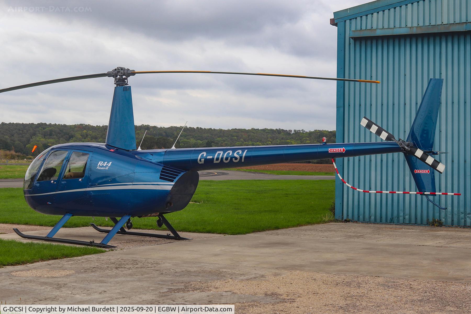 G-DCSI, 2007 Robinson R44 Raven II C/N 11746, Outside Heli Air