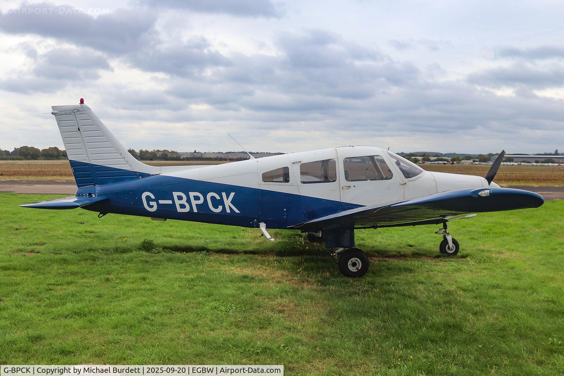 G-BPCK, 1980 Piper PA-28-161 Cherokee Warrior II C/N 28-8016279, Based