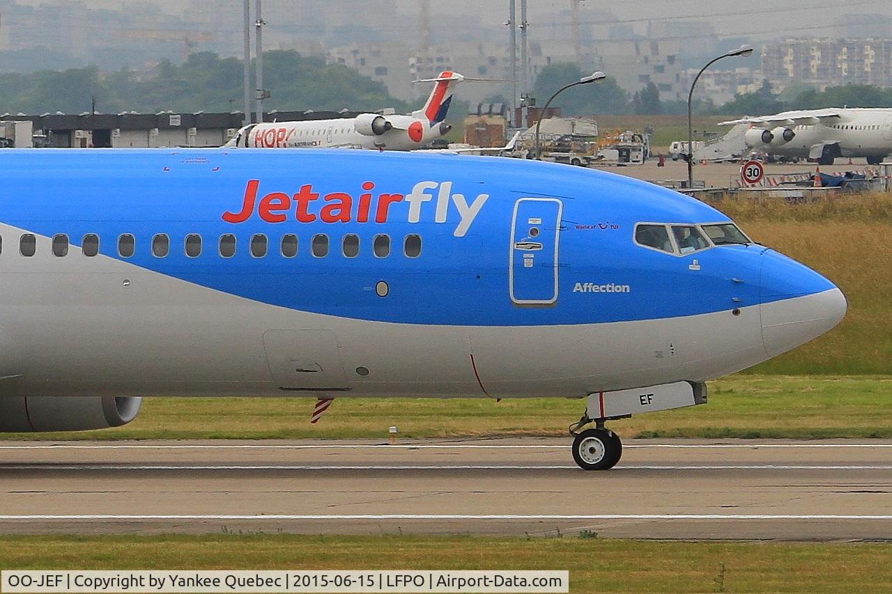 OO-JEF, 2014 Boeing 737-8K5 C/N 44271, Boeing 737-8K5, Take off run rwy 08, Paris-Orly airport (LFPO-ORY)