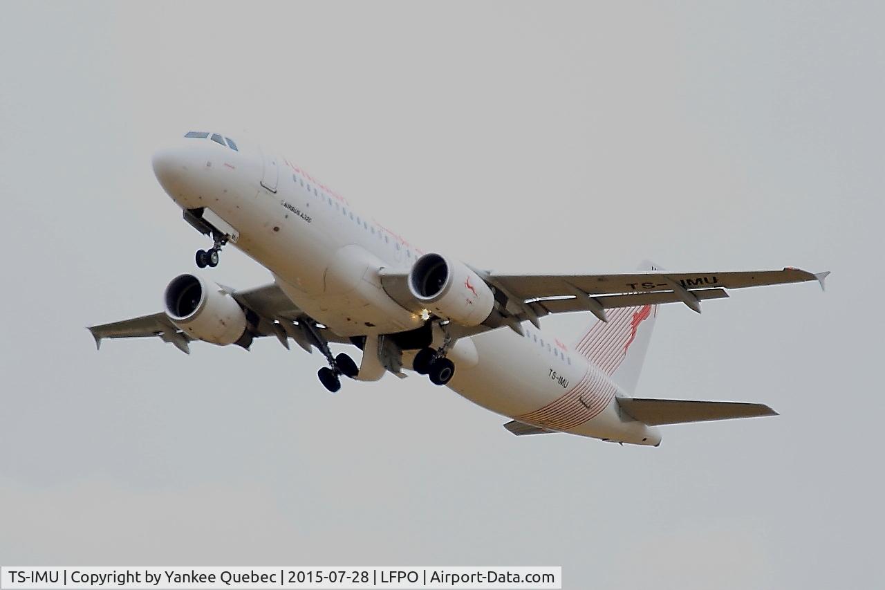 TS-IMU, 2013 Airbus A320-214 C/N 5474, Airbus A320-214, Climbing from rwy 24, Paris-Orly airport (LFPO-ORY)