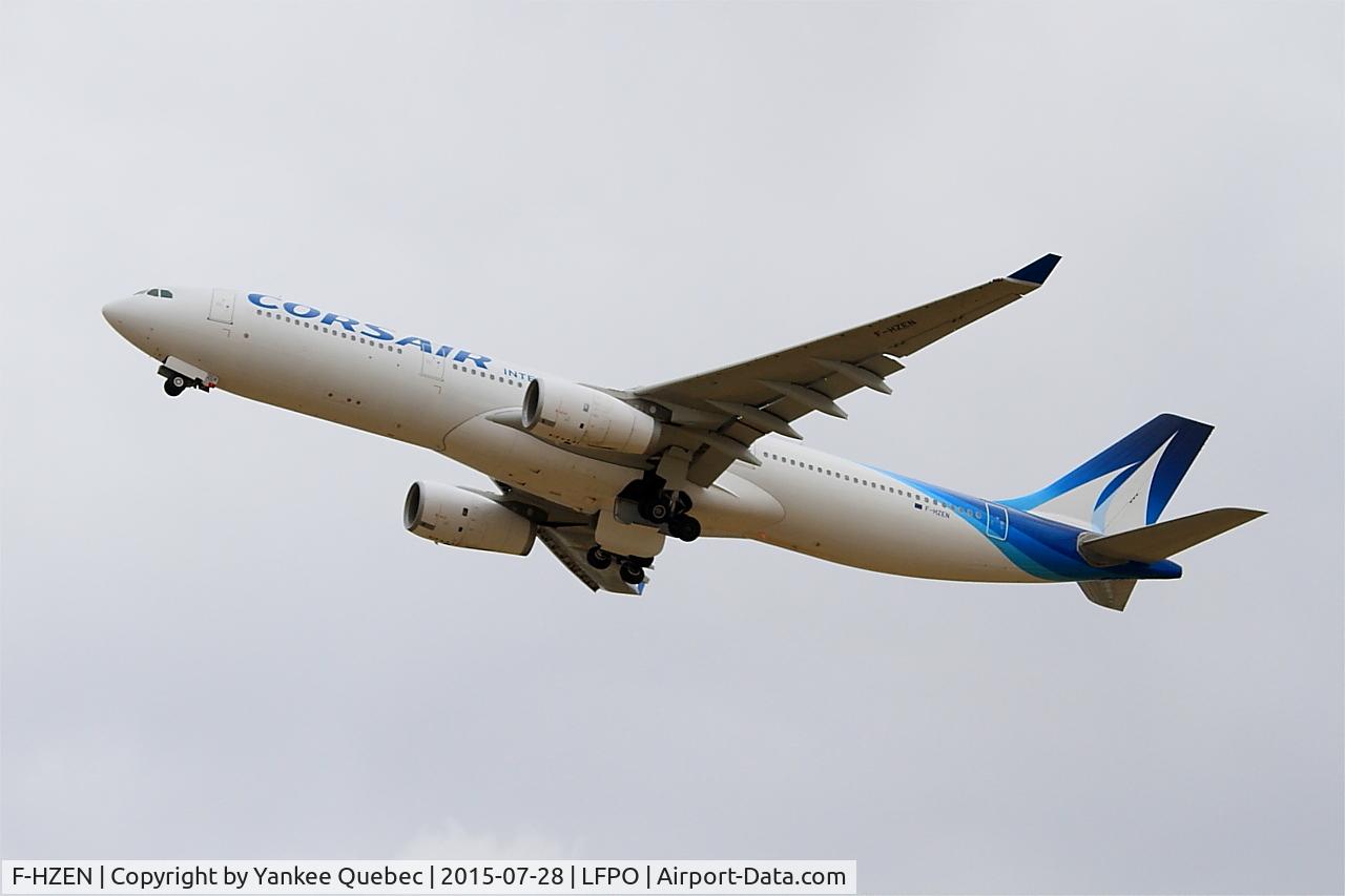 F-HZEN, 2012 Airbus A330-343X C/N 1376, Airbus A330-343X, Climbing from rwy 24, Paris Orly airport (LFPO-ORY)