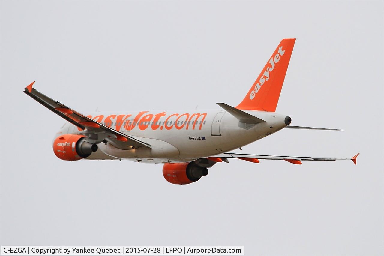 G-EZGA, 2010 Airbus A319-111 C/N 4427, Airbus A319-111, Climbing from rwy 24, Paris-Orly airport (LFPO-ORY)