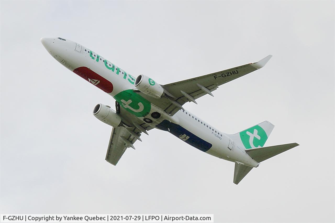 F-GZHU, 2015 Boeing 737-8K2 C/N 41352, Boeing 737-8K2, Climbing from rwy 24, Paris Orly airport (LFPO-ORY)