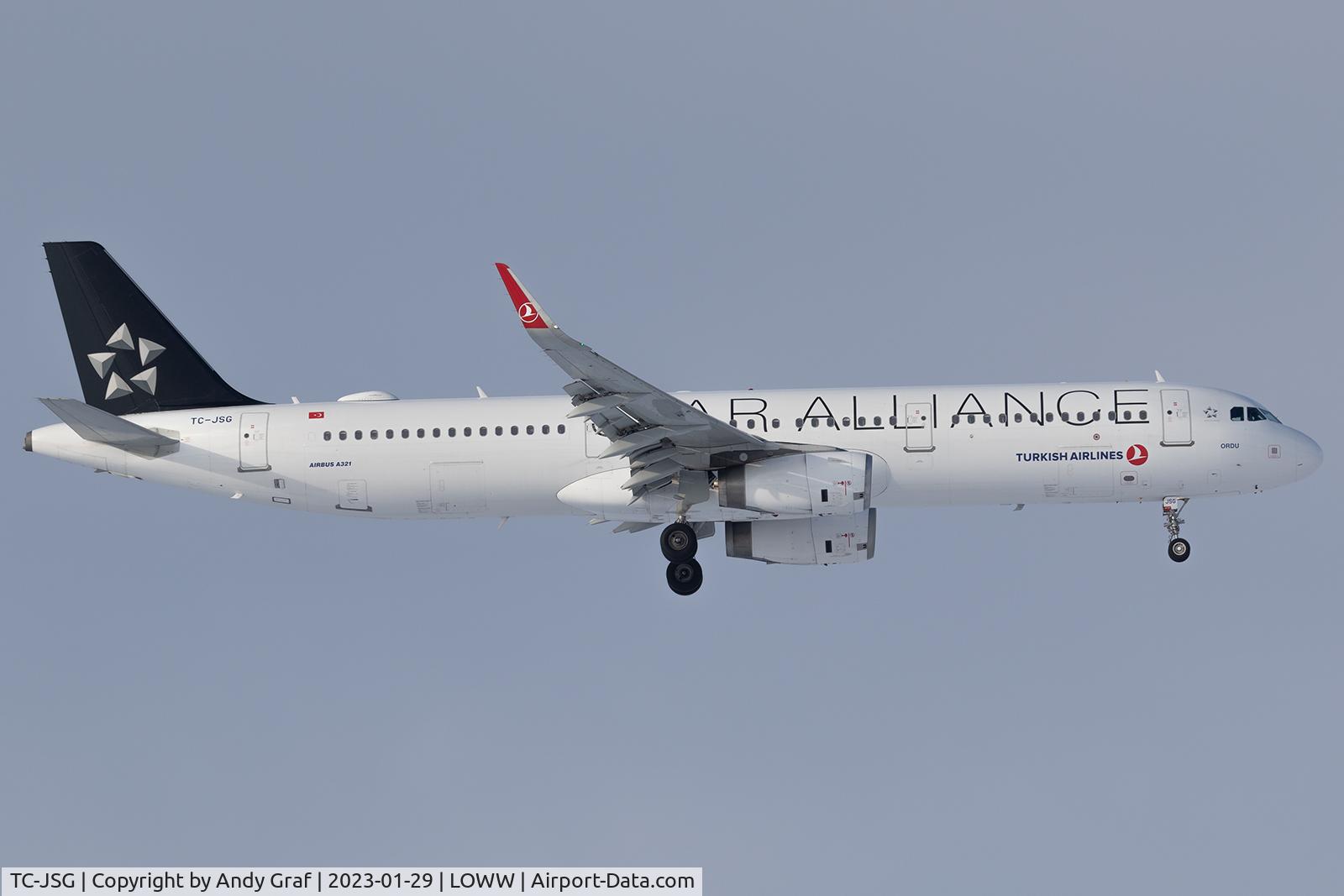 TC-JSG, 2013 Airbus A321-231 C/N 5490, Turkish Airlines A321