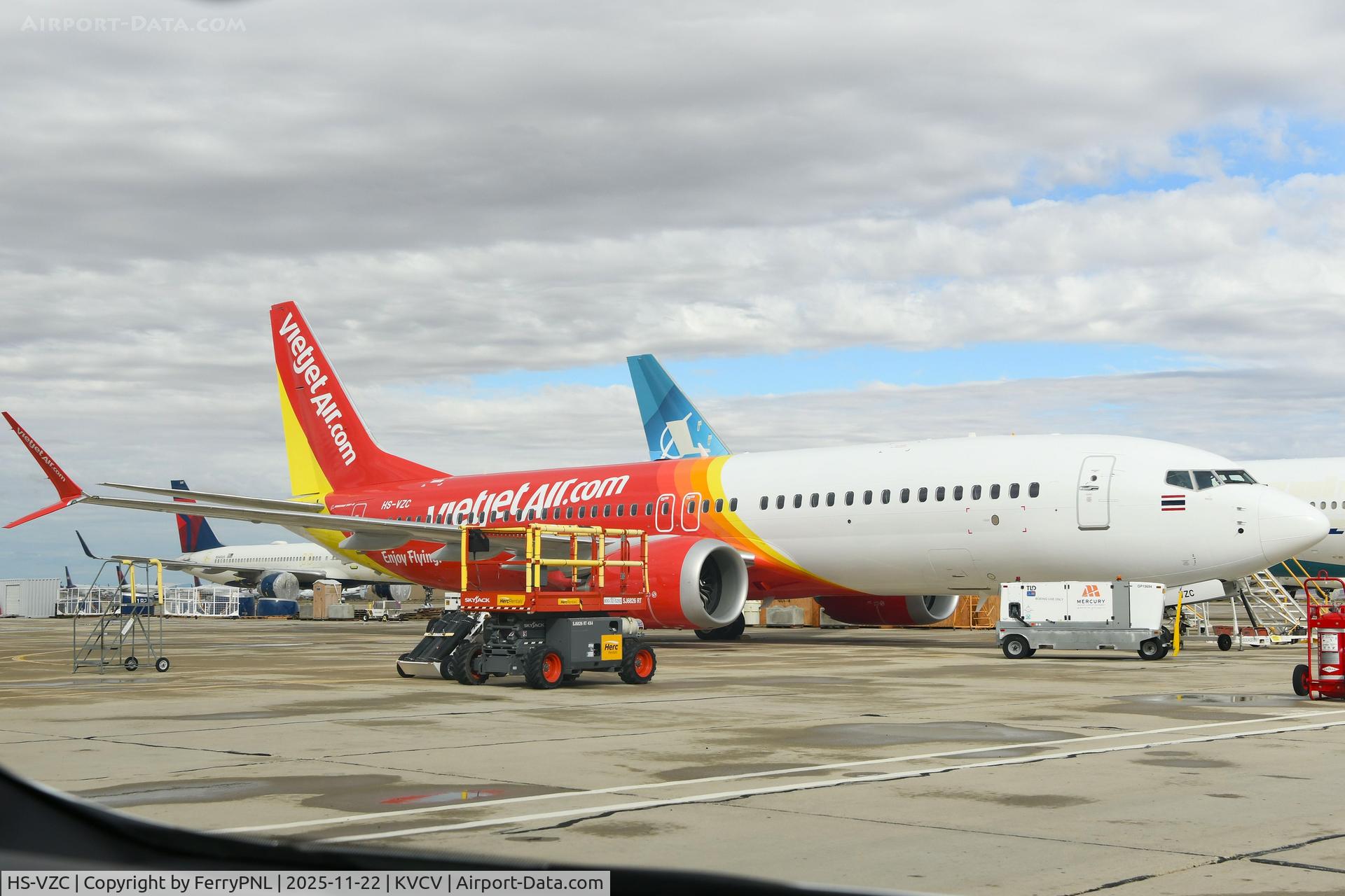 HS-VZC, 2025 Boeing 737-8 MAX C/N 63903, Thai Vietjet B738M awaiting delivery