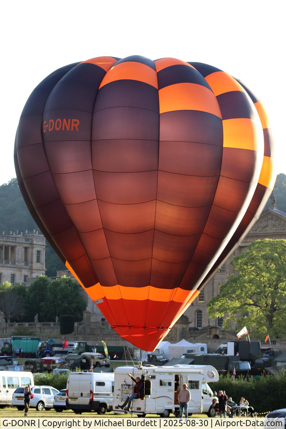 G-BROE, 1989 Cameron Balloons N-65 C/N 2098, Chatsworth House