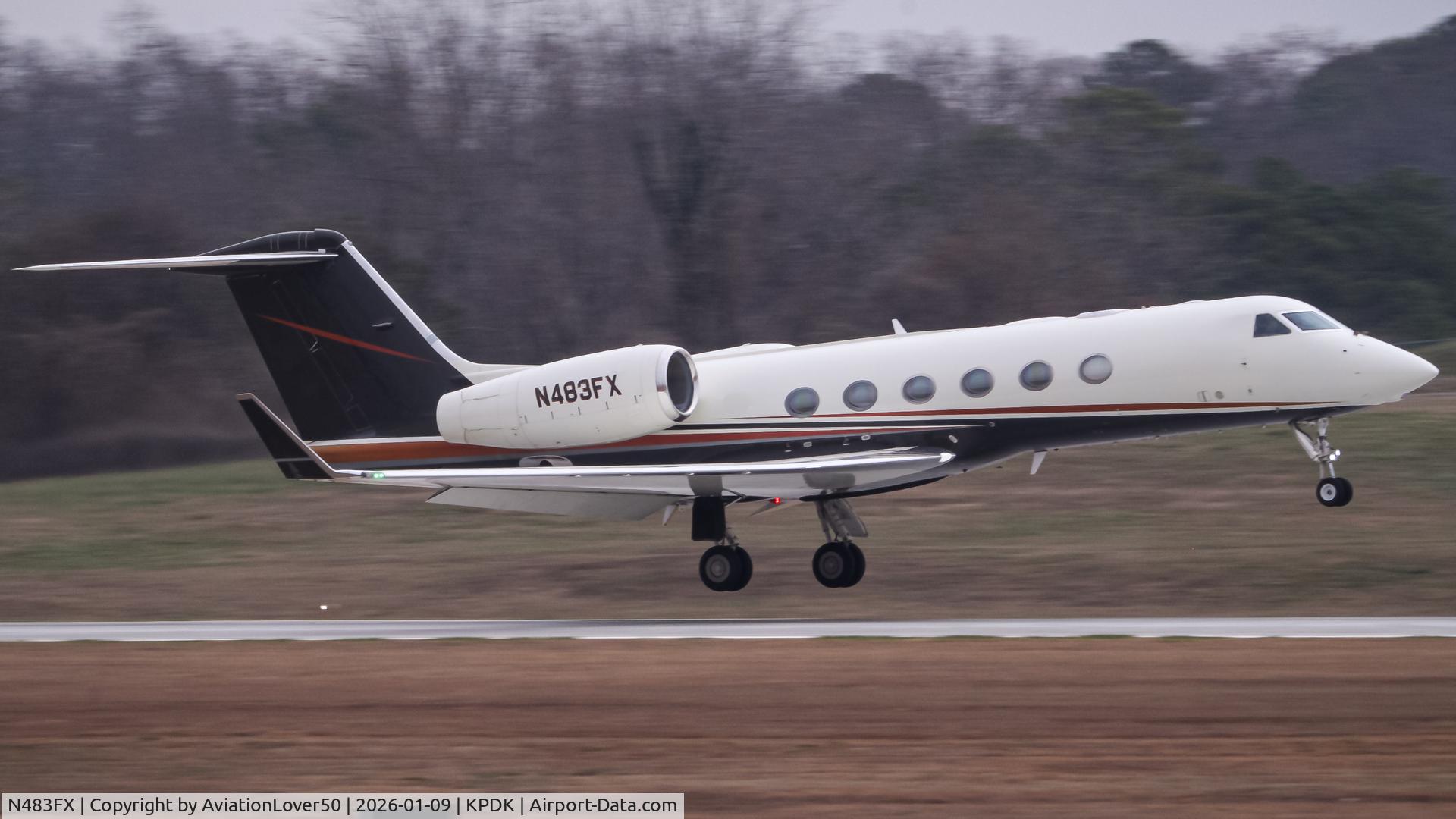 N483FX, 2013 Gulfstream Aerospace GIV-X (G450) C/N 4289, FlexJet G450