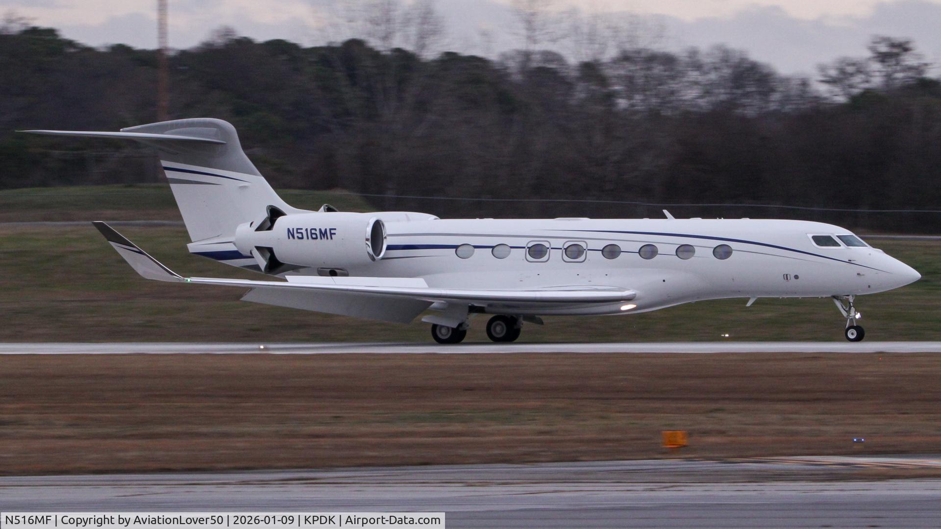 N516MF, 2024 Gulfstream Aerospace GVI (G650ER) C/N 6572, Solairus G650ER