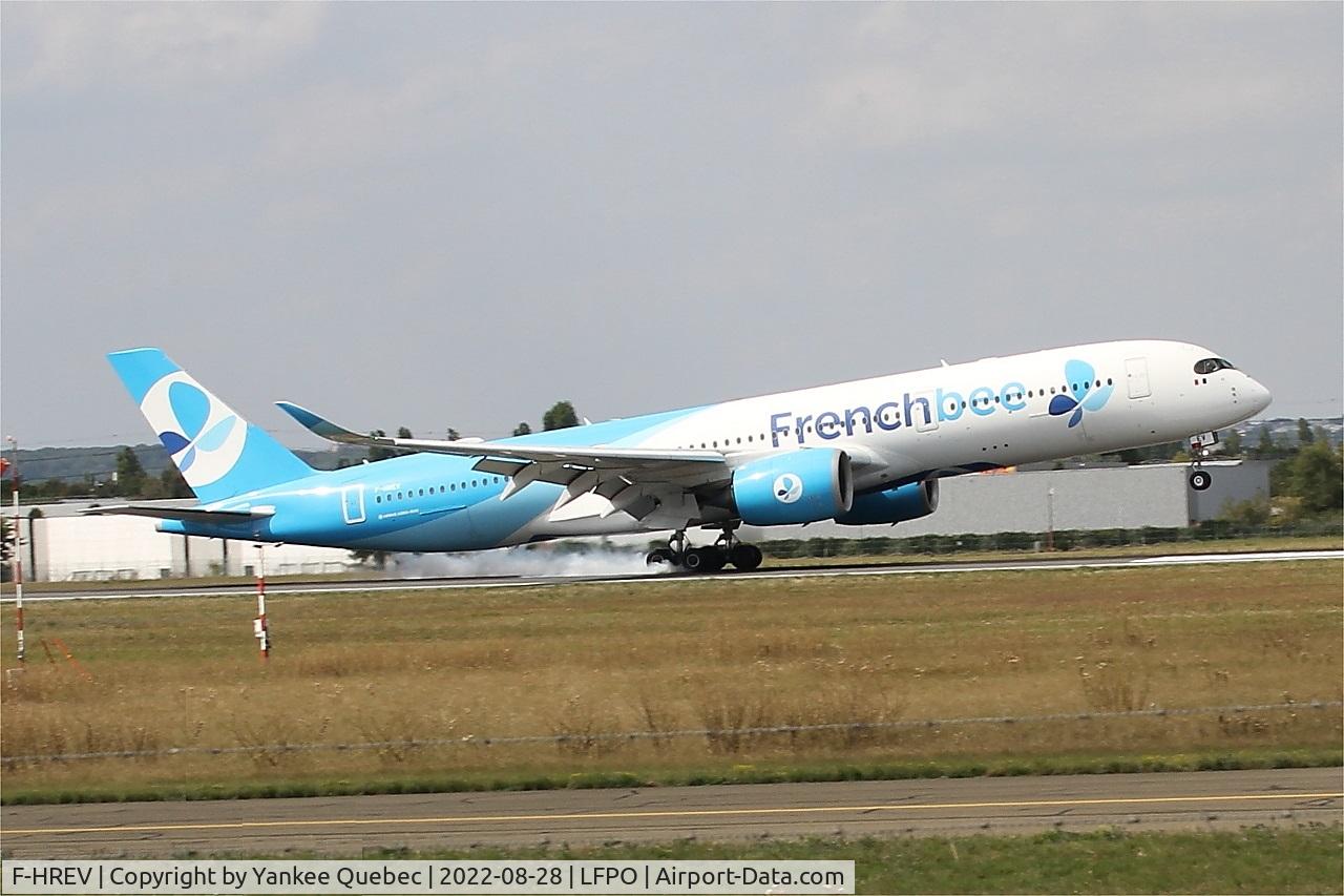 F-HREV, 2017 Airbus A350-941 C/N 193, Airbus A350-941, Landing rwy 06, Paris Orly airport (LFPO-ORY)