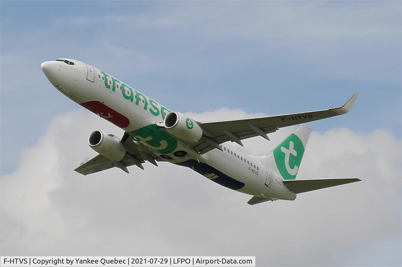 F-HTVS, 2012 Boeing 737-86J C/N 37766, Boeing 737-86J, Climbing from rwy 24, Paris Orly airport (LFPO-ORY)