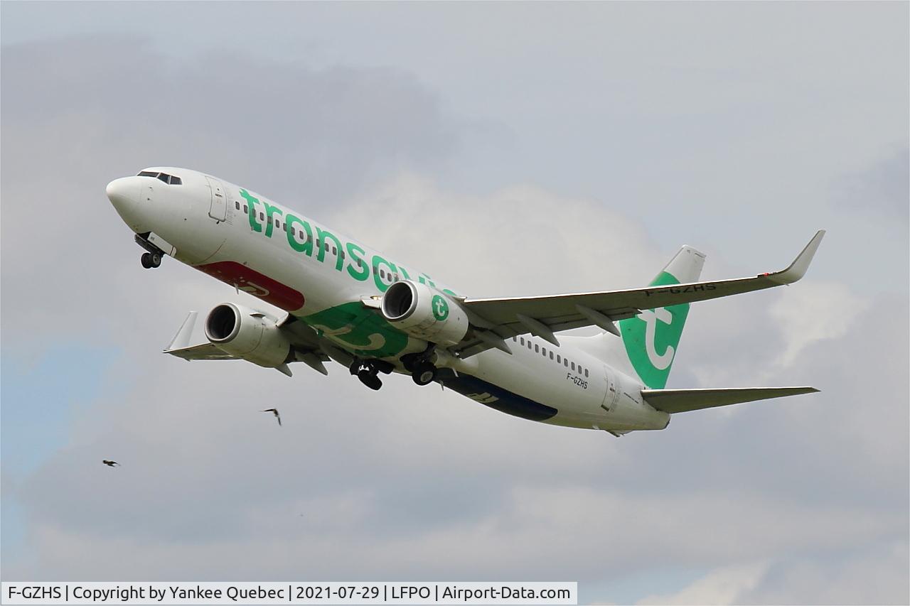 F-GZHS, 2007 Boeing 737-84P C/N 35074, Boeing 737-84P, Take off rwy 24, Paris-Orly airport (LFPO-ORY)